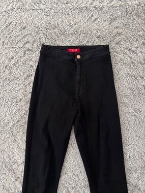 GUESS Black High-Rise Slim Jeans
